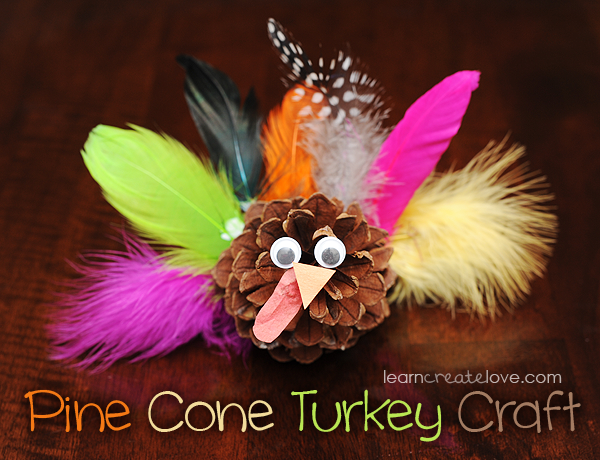 How do you make pine cone turkeys?