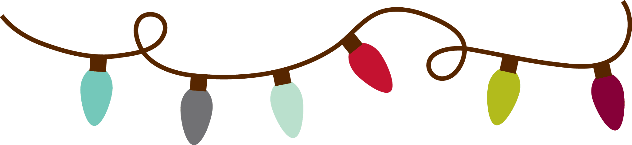 string of christmas lights clipart - photo #22