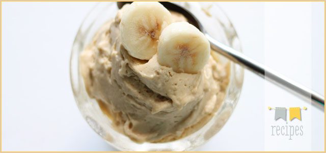 Healthy Peanut Butter Banana Ice Cream-2 Ingredients!