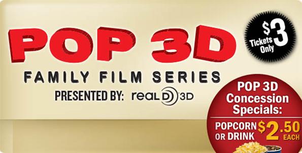 POP 3D Family Film Series-Marcus Theatres