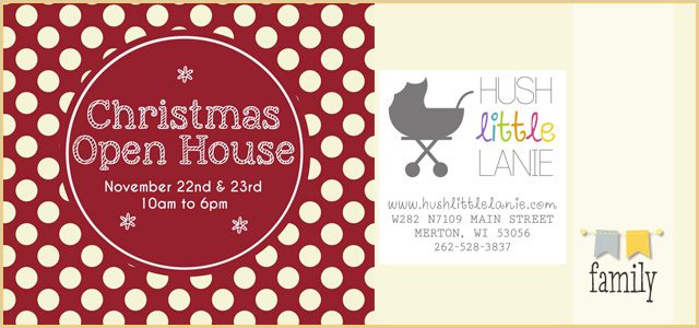 Hush Little Lanie is having a Christmas Open House with amazing deals and new items! • The Lake Country Mom