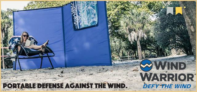 Portable defense against the wind. WIND WARRIOR. • The Lake Country Mom