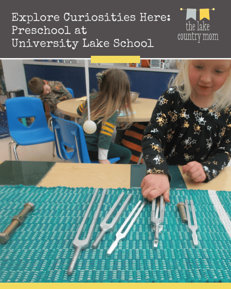 Explore Curiosities Here: Preschool at University Lake School