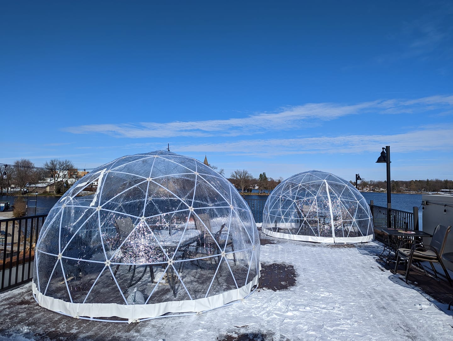 The Etc Oconomowoc snow domes