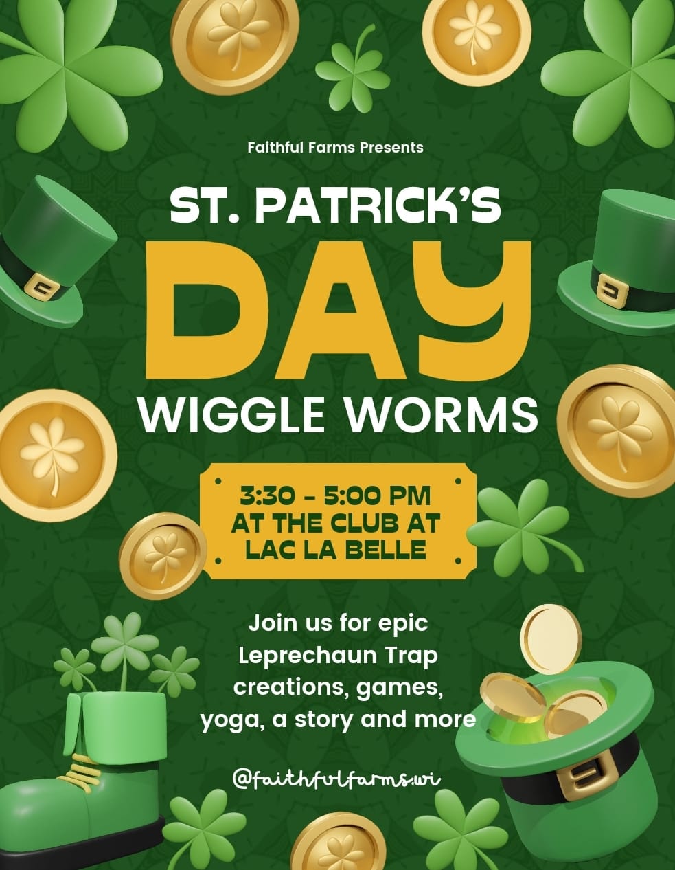 St. Patrick's Day Wiggle Worms